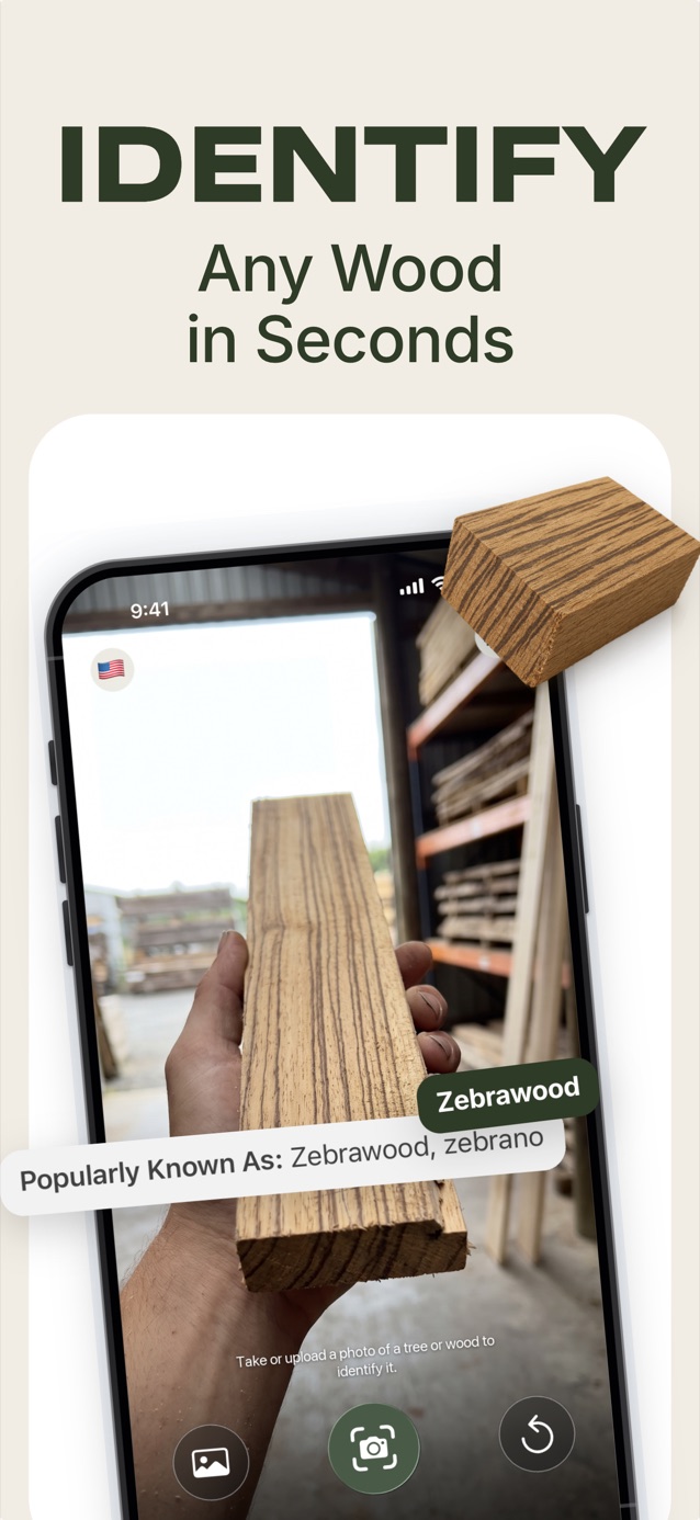 Identify any wood in seconds: LasWood camera recognising a zebrawood board