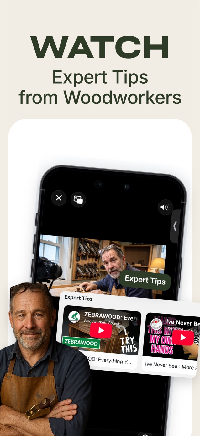 Watch expert tips from woodworkers: curated video library inside LasWood