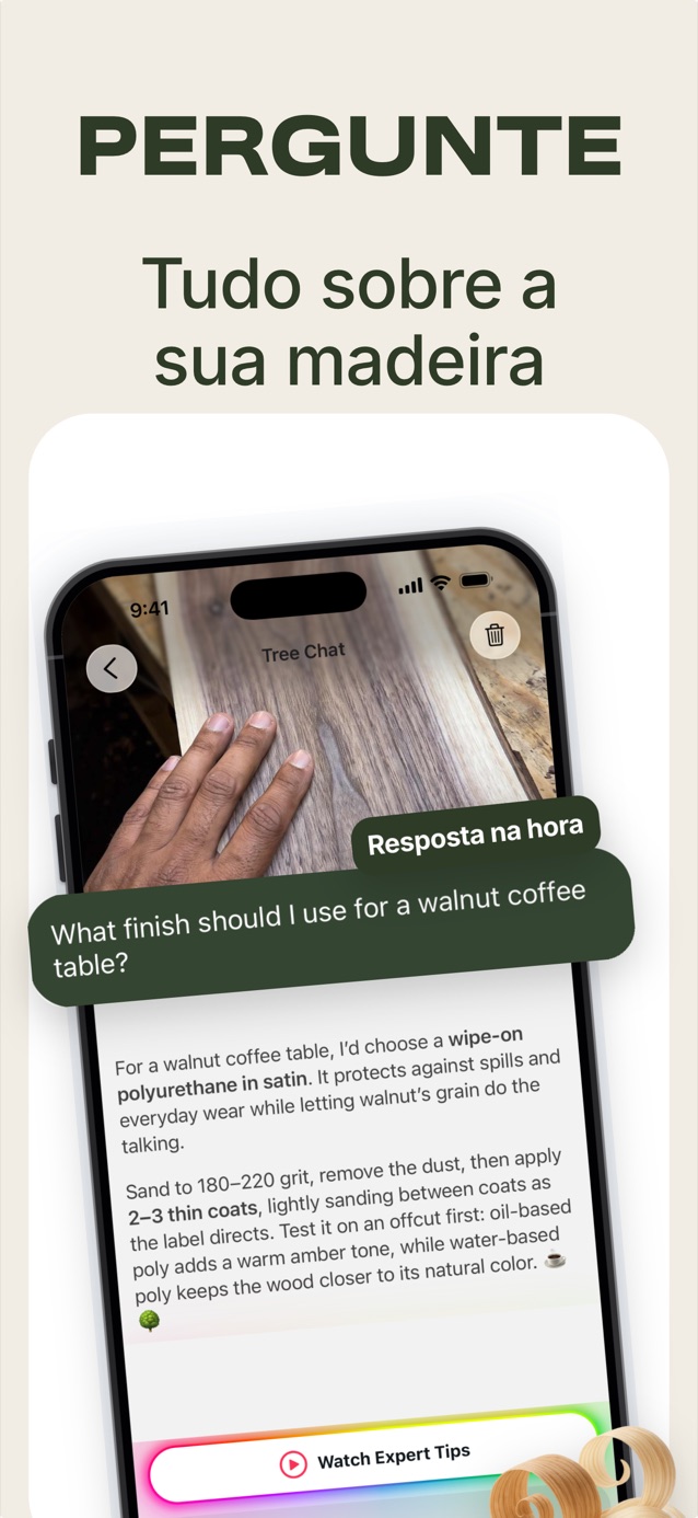 Tire dúvidas sobre sua madeira: Tree Chat recomenda um acabamento para uma mesa de nogueira